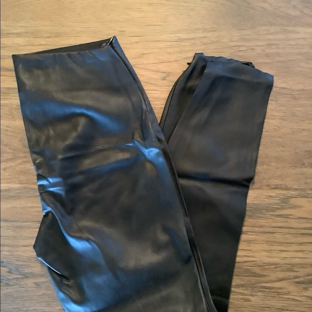 Zara faux leather pants